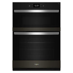 Whirlpool Black Stainless Steel with PrintShield™ Finish Combi Wall Oven (6.4 Cu Ft) - WOEC7030PV