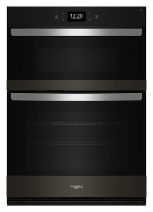Whirlpool Black Stainless Steel with PrintShield™ Finish Combi Wall Oven (6.4 Cu Ft) - WOEC7030PV