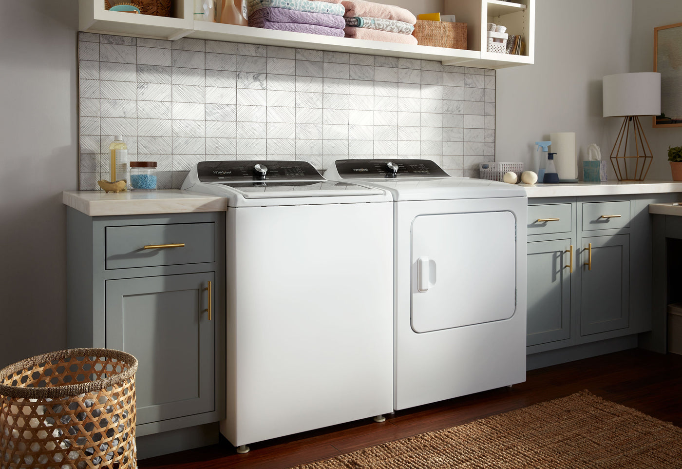 Whirlpool White Top Load Washer with Removable Agitator (5.4 Cu Ft) - WTW5057LW