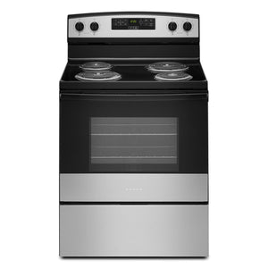 Amana 30" Stainless Steel Electric Range (4.80 Cu Ft) - YACR4303MMS