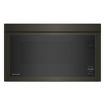 KitchenAid Black Stainless Over-the-Range Microwave (1.10 Cu Ft) - YKMMF330PBS
