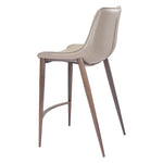 Teglberg Counter Height Stool - Greyish Brown/Walnut - Set of 2