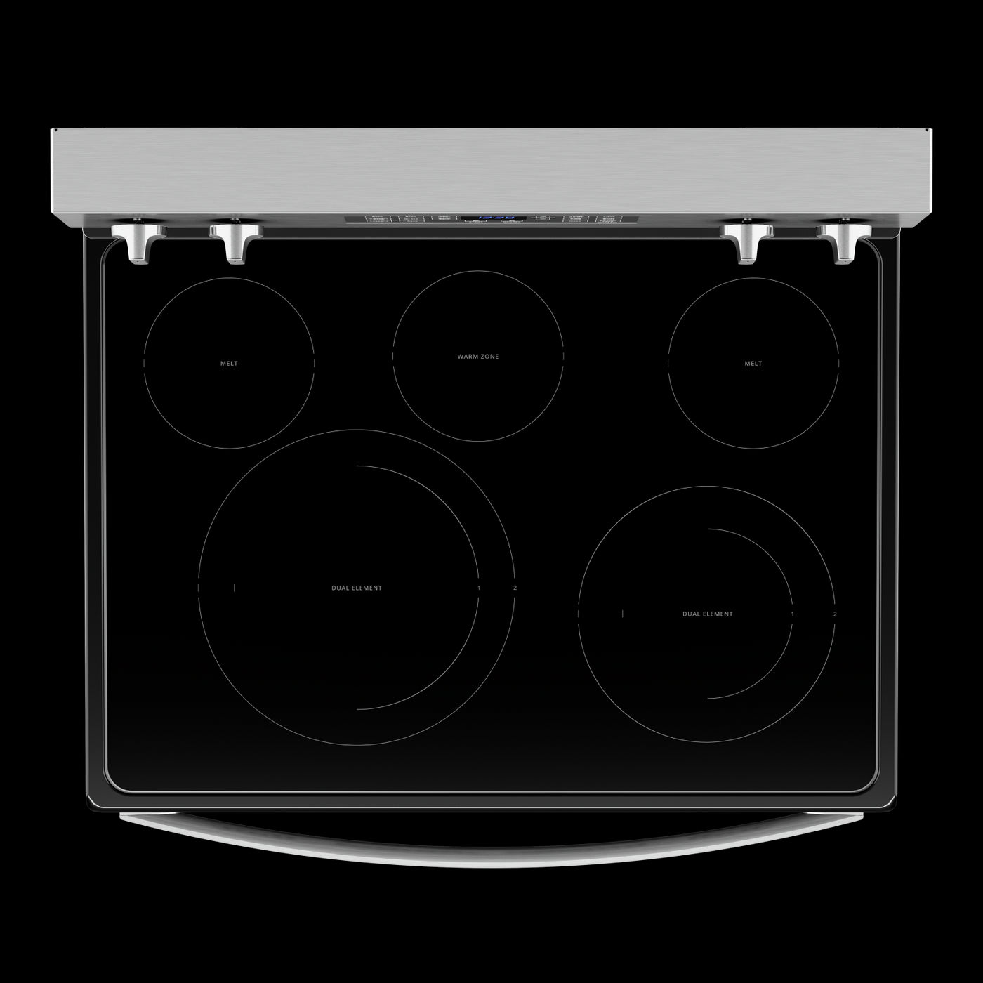 Whirlpool Fingerprint Resistant Stainless Steel 30" 5-in-1 Range with AirFry (5.3 Cu Ft) - YWFE550S0LZ