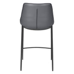 Teglberg Counter Height Stool - Dark Grey/Black - Set of 2