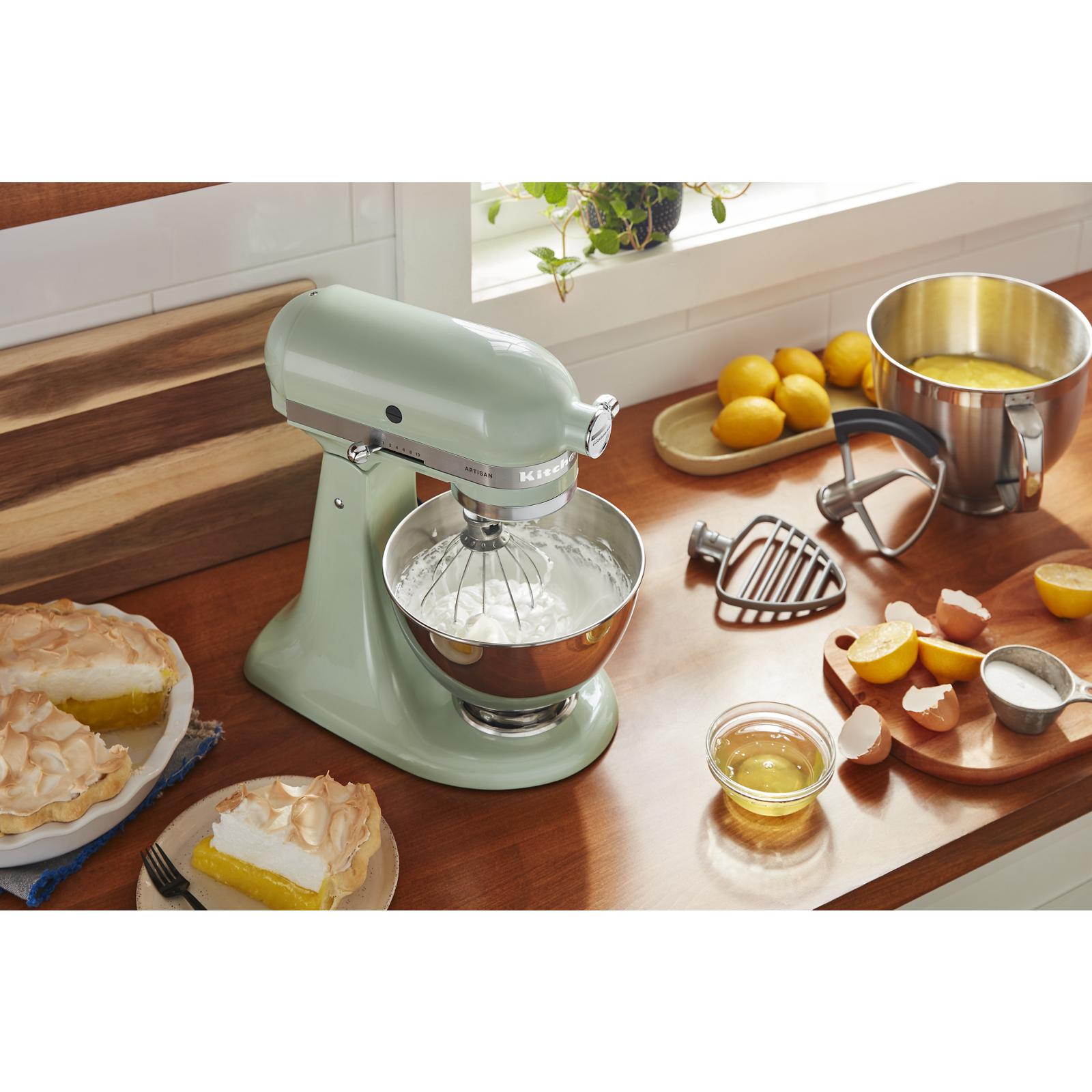 KitchenAid Pistachio Artisan® Series Tilt-Head Stand Mixer with Premium Accessory Pack - KSM195PSPT
