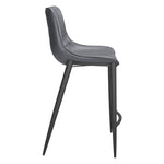 Teglberg Counter Height Stool - Dark Grey/Black - Set of 2