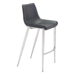 Teglberg Bar Height Stool - Black/Silver - Set of 2