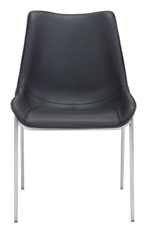 Teglberg Dining Chair - Black/Silver - Set of 2