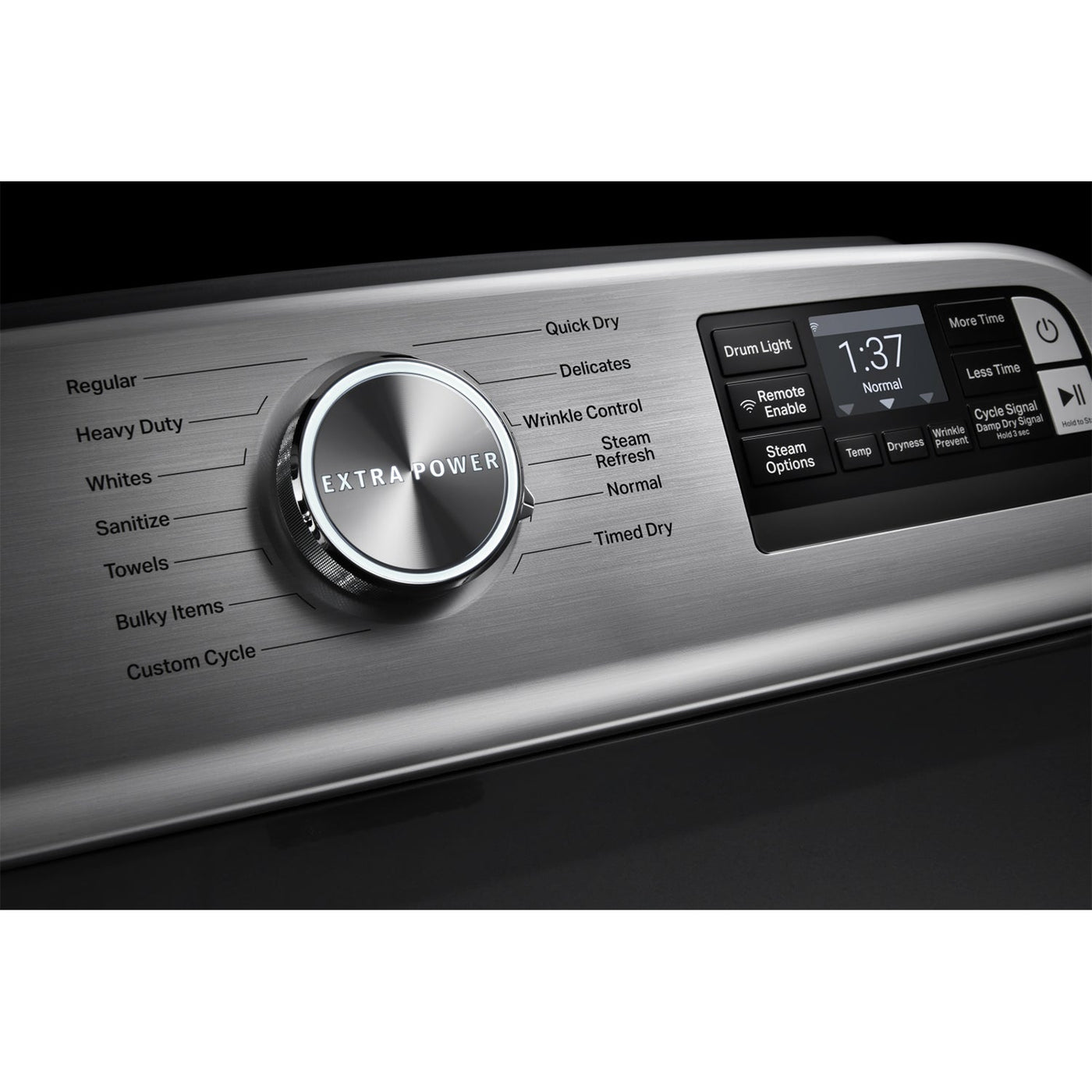 Maytag Metallic Slate Smart Top-Load Washer (5.4 cu. ft.) & Electric Dryer (7.4 cu. ft.) - MVW6230HC/YMED7230HC