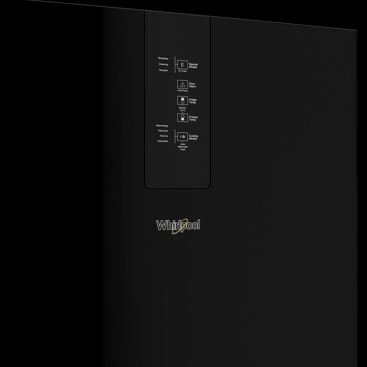Whirlpool Black 24" Bottom Mount Refrigerator (12.9 Cu.Ft) - WRB533CZJB