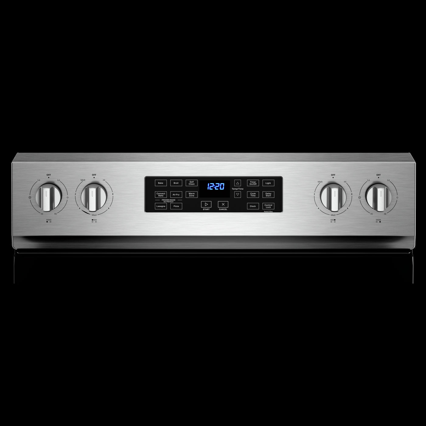Whirlpool Fingerprint Resistant Stainless Steel 30" 5-in-1 Range with AirFry (5.3 Cu Ft) - YWFE550S0LZ