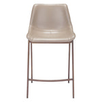 Teglberg Counter Height Stool - Greyish Brown/Walnut - Set of 2