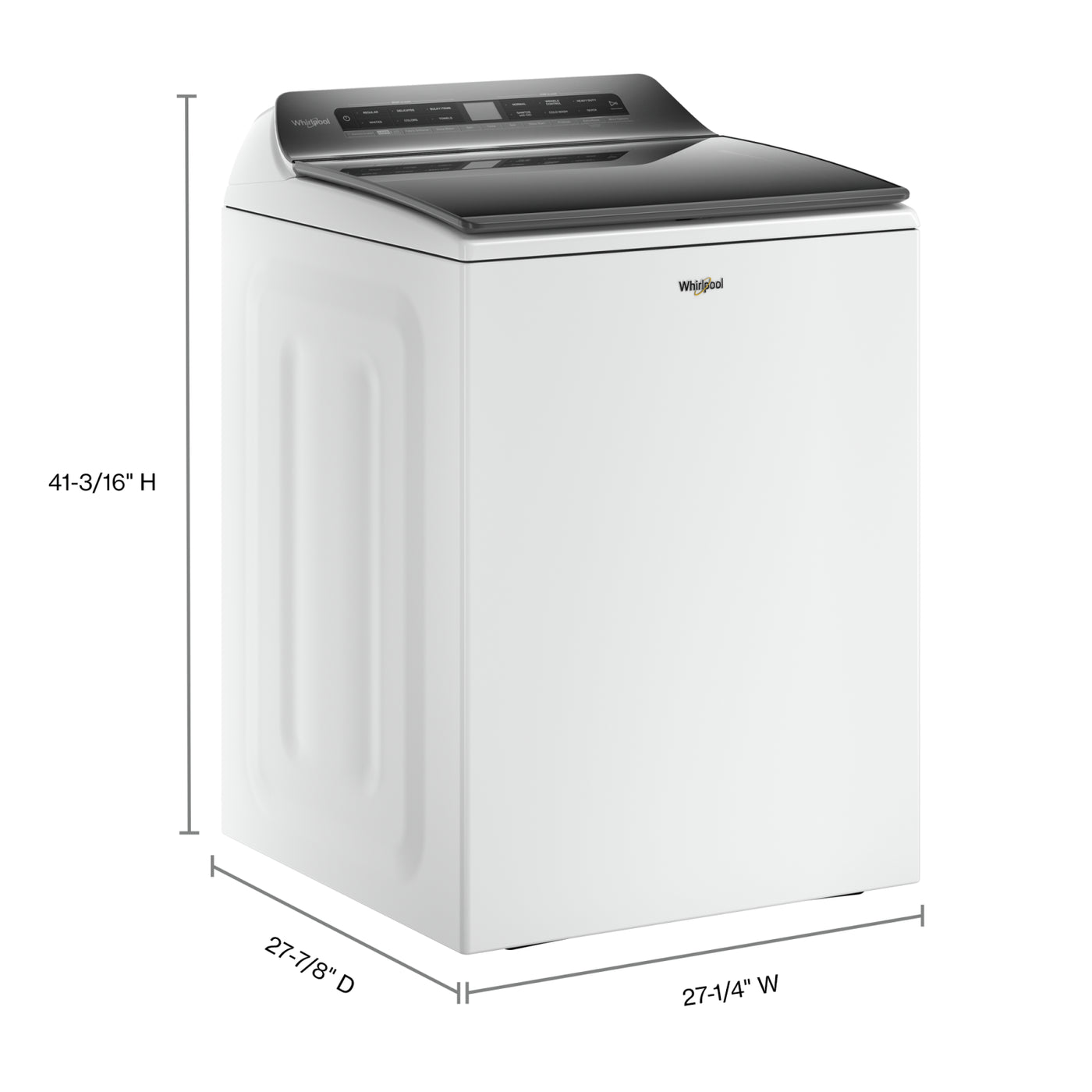 Whirlpool White Smart Top Load Washer (5.5 cu.ft.) - WTW6120HW