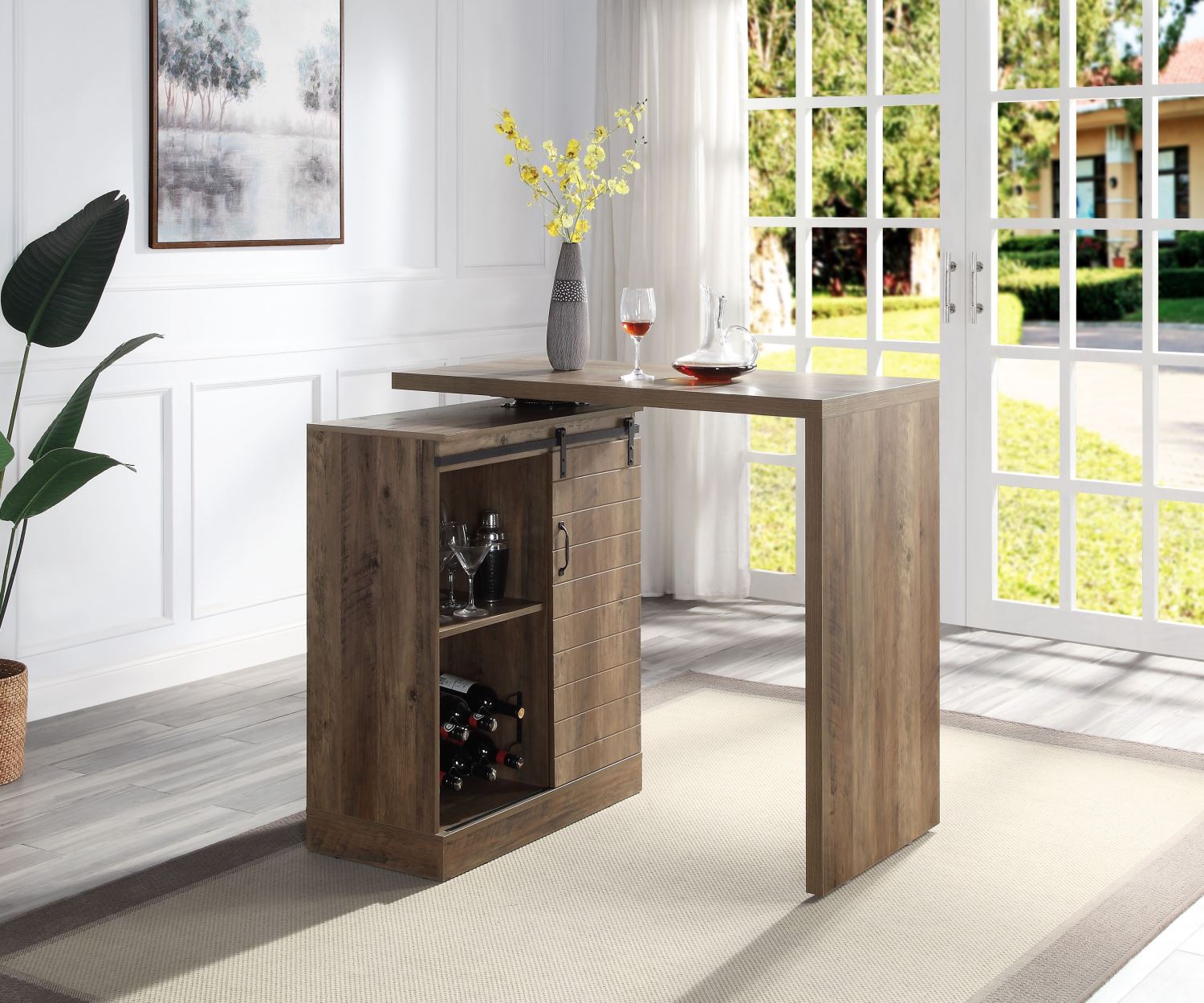 Rocamadour Swivel Top Bar-Height Table