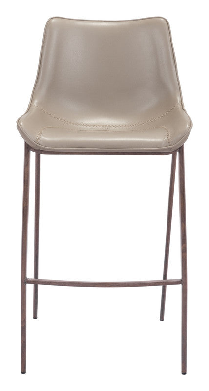 Teglberg Bar Height Stool - Greyish Brown/Walnut - Set of 2
