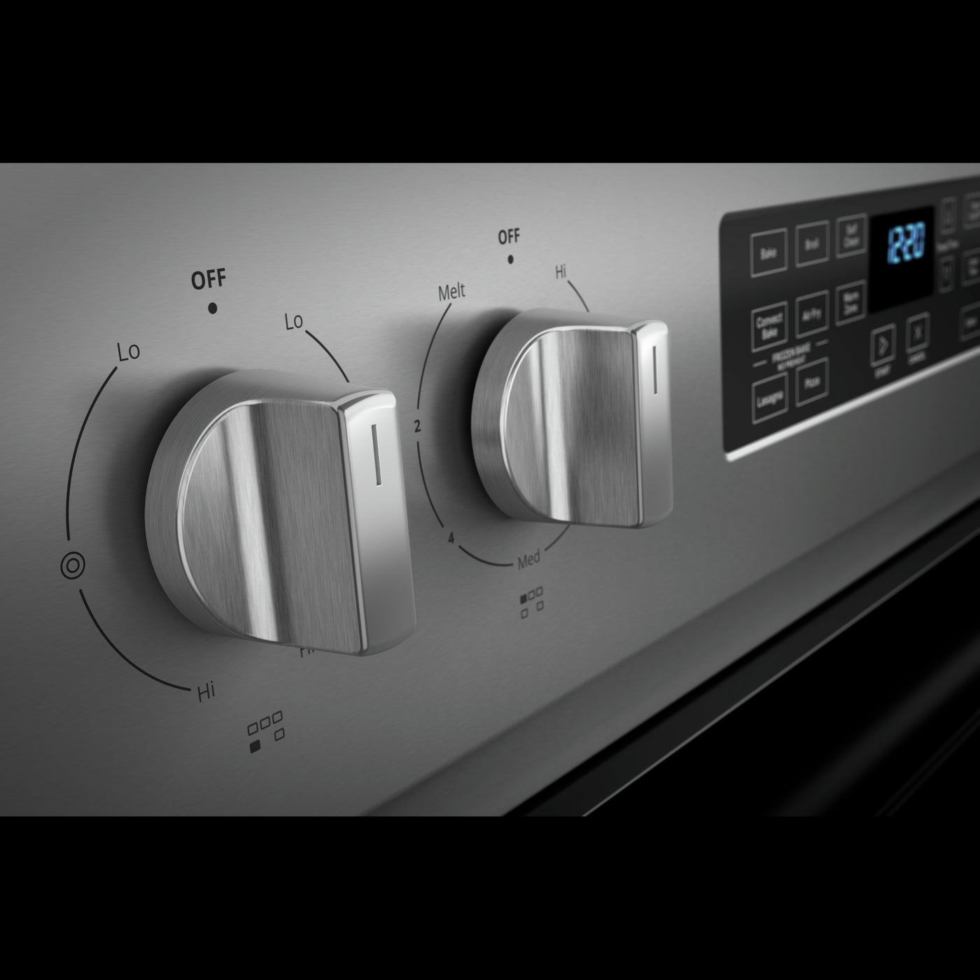 Whirlpool Fingerprint Resistant Stainless Steel 30" 5-in-1 Range with AirFry (5.3 Cu Ft) - YWFE550S0LZ