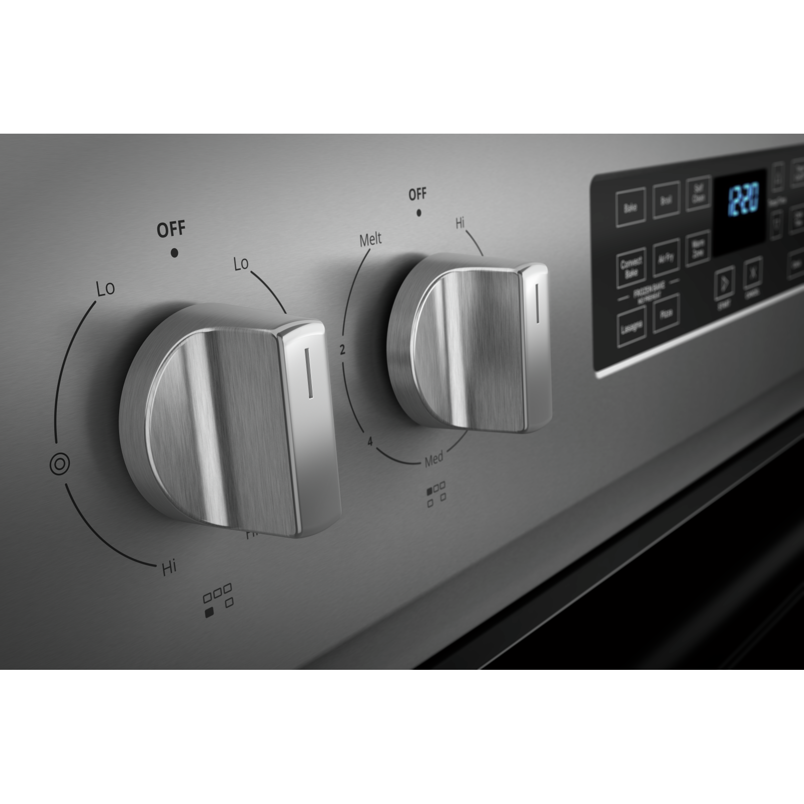 Whirlpool Fingerprint Resistant Stainless Steel 30" 5-in-1 Range with AirFry (5.3 Cu Ft) - YWFE550S0LZ