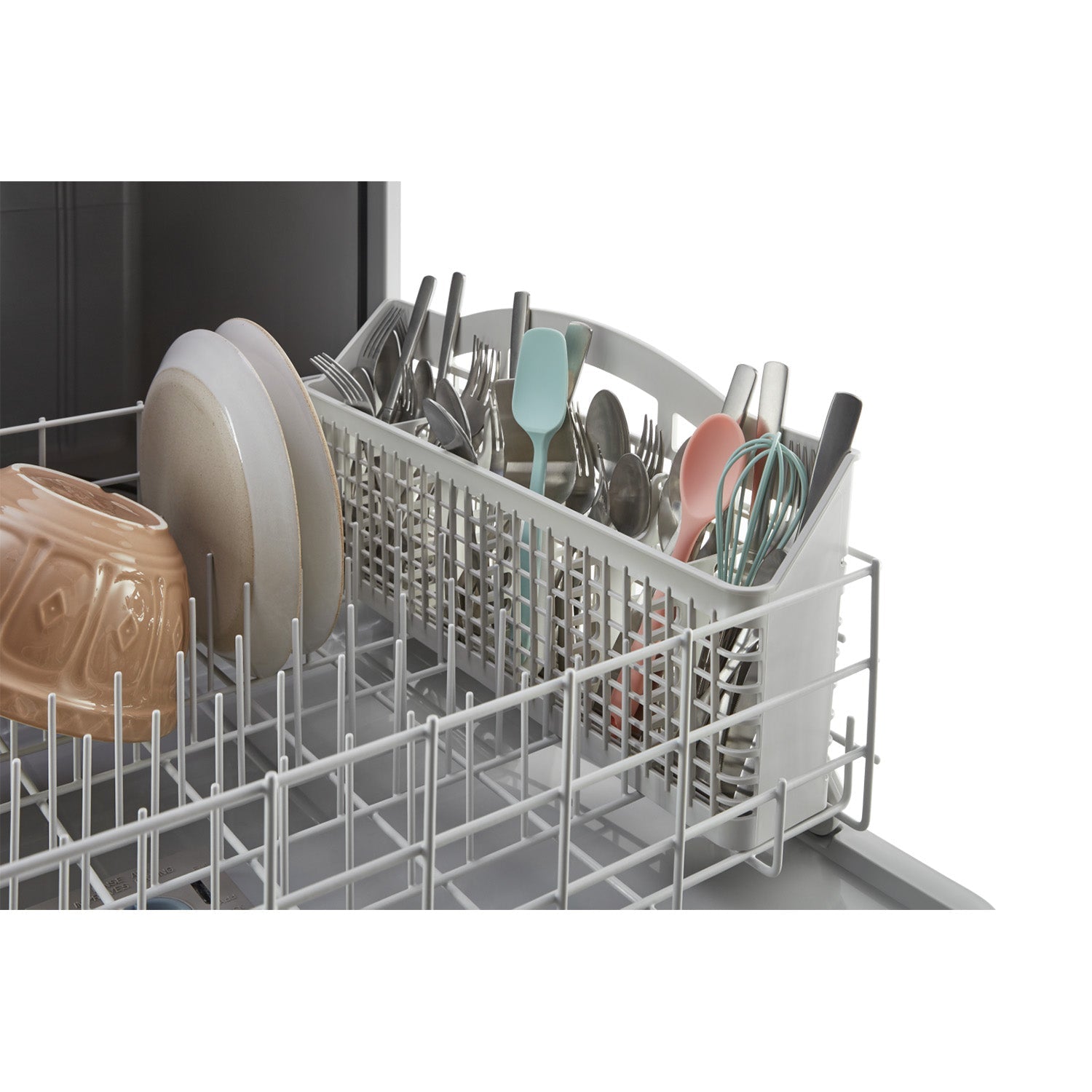 Whirlpool 24" White Dishwasher with Boost Cycle (57 dBA) - WDF341PAPW