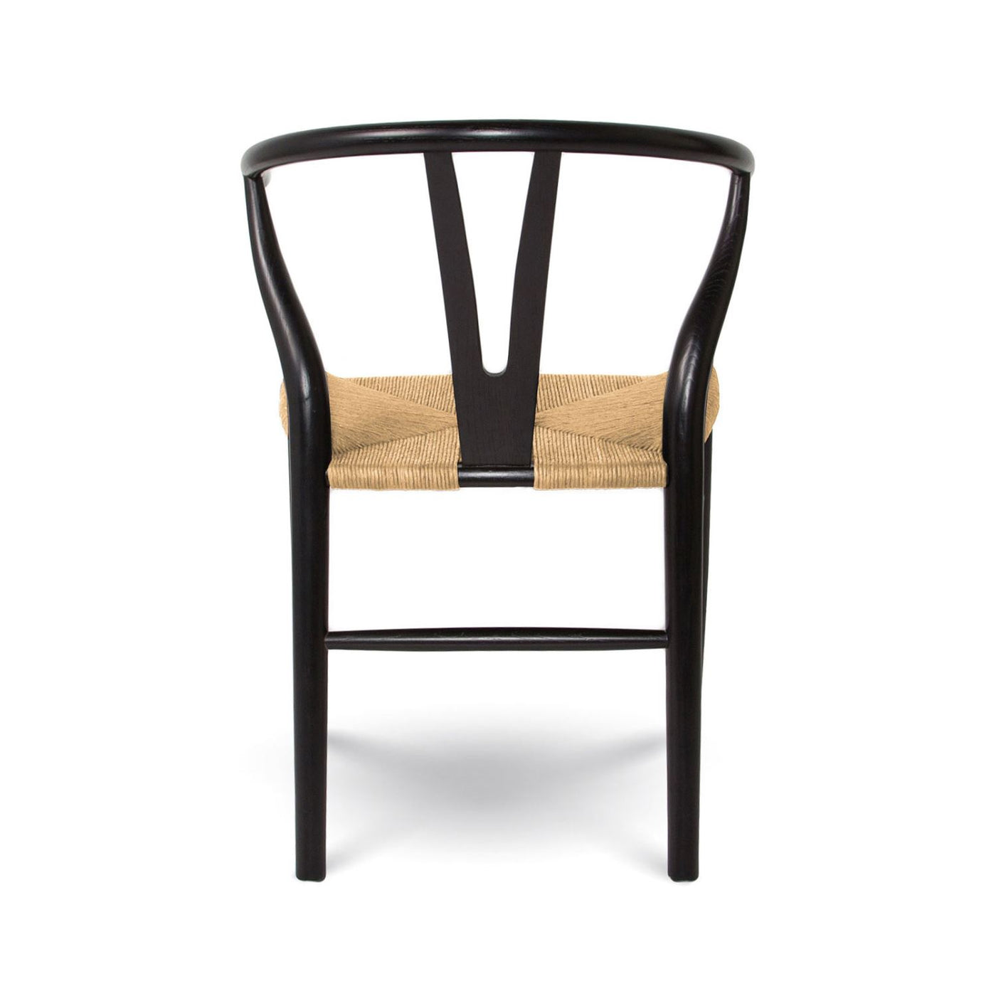 Jessbul Wishbone Dining Chair - Black/Natural