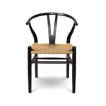 Jessbul Wishbone Dining Chair - Black/Natural