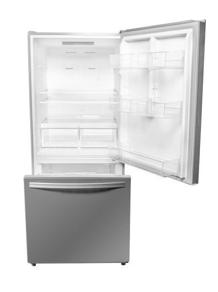 Danby Stainless Steel Apartment Fridge Bottom Mount (18.7 Cu. Ft.) - DBM187E1SSDB