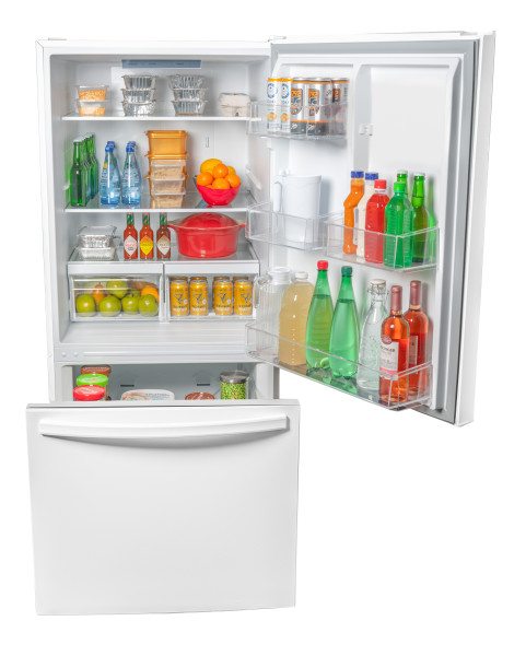 Danby White Apartment Fridge Bottom Mount (18.7 Cu. Ft.) - DBM187E1WDB