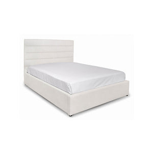 Kalasin Upholstered Platform Queen Bed - Cream