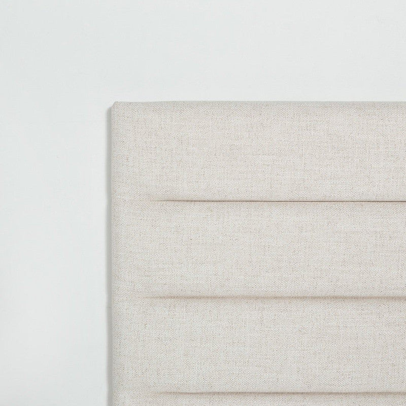 Kalasin Upholstered Platform Queen Bed - Cream