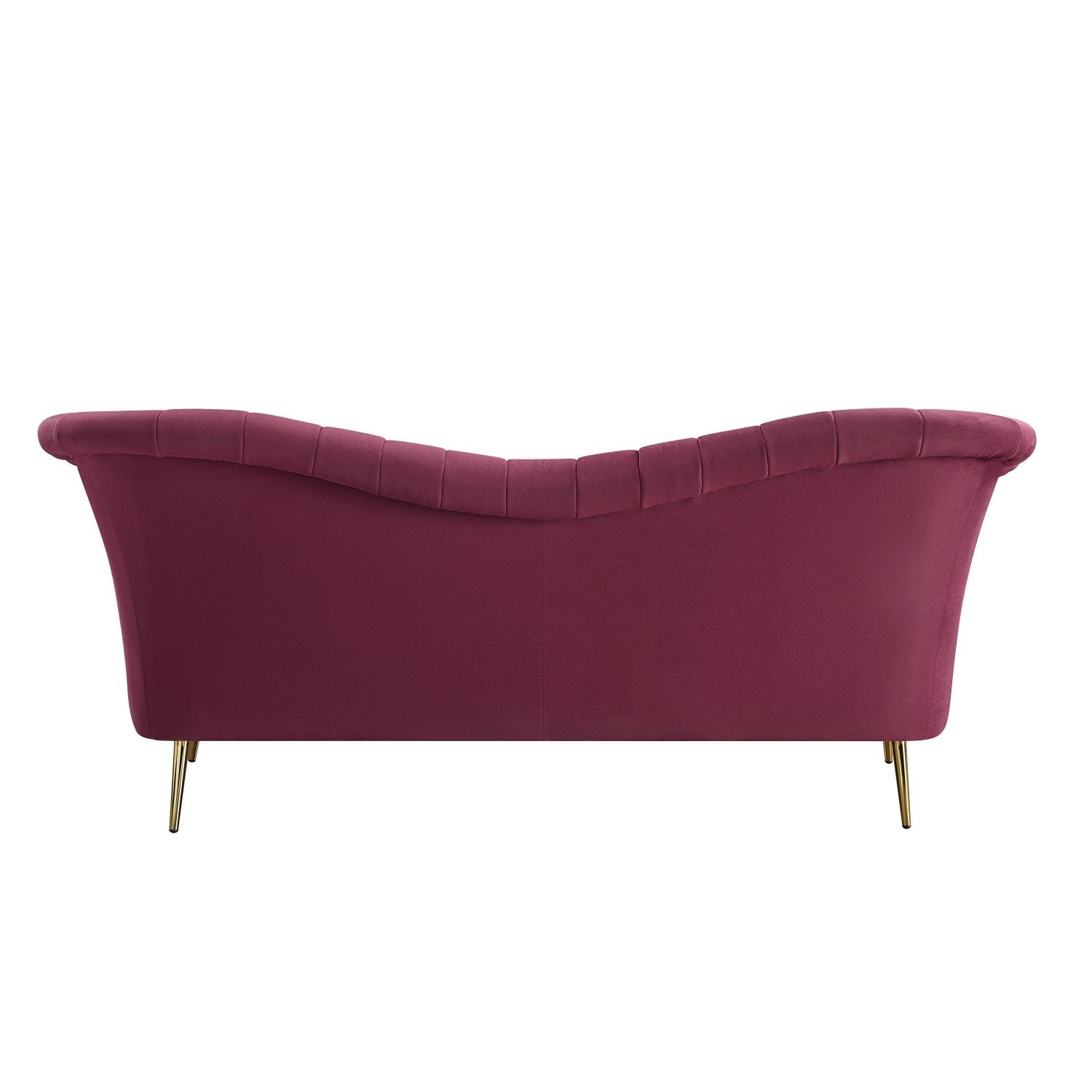 Taby Velvet Sofa - Red