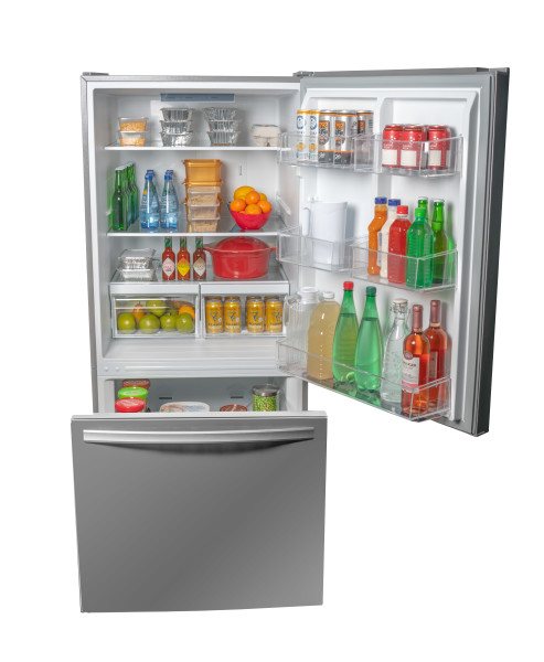 Danby Stainless Steel Apartment Fridge Bottom Mount (18.7 Cu. Ft.) - DBM187E1SSDB