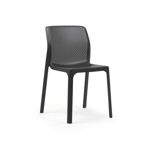 Nardi Bit Outdoor Dining Chair - Black (Set of 4)