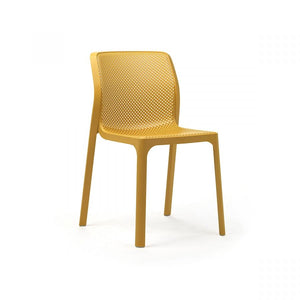 Nardi Bit Outdoor Dining Chair - Yellow (Set of 4)