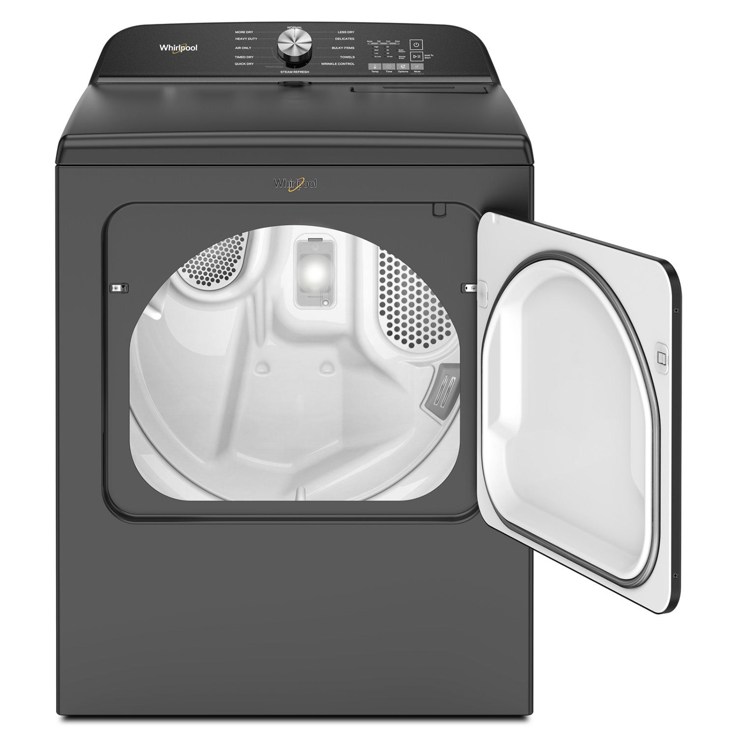 Whirlpool Volcano Black Gas Dryer (7.00 Cu Ft) - WGD6150PB