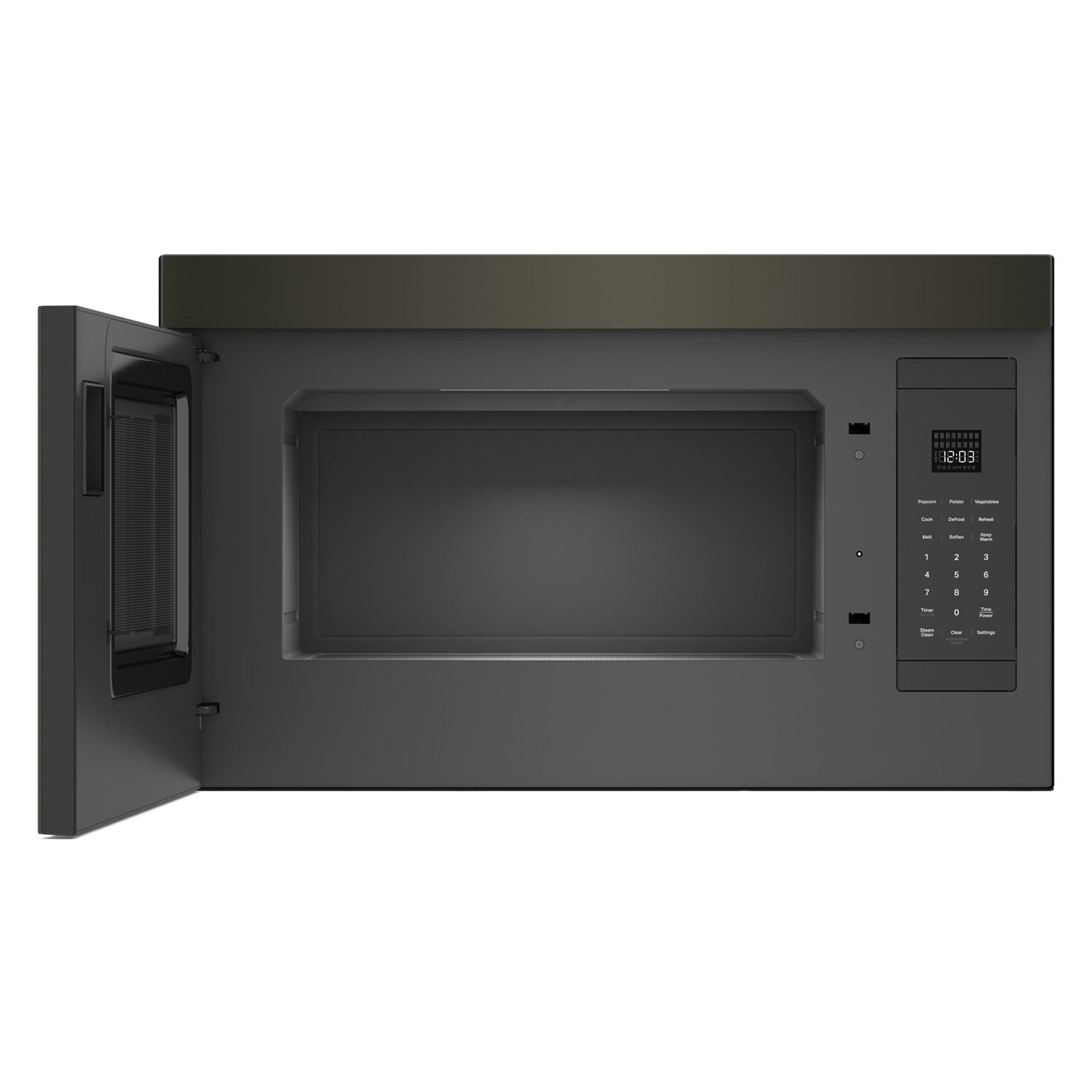 KitchenAid Black Stainless Over-the-Range Microwave (1.10 Cu Ft) - YKMMF330PBS