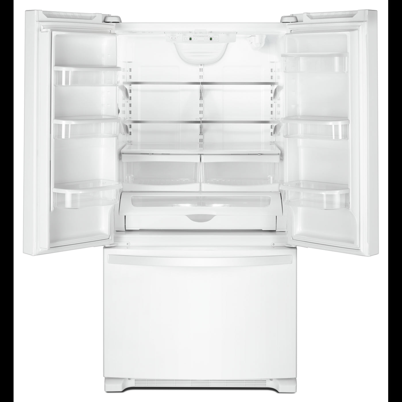 Whirlpool White Counter-Depth French Door Refrigerator (20 Cu. Ft.) - WRF540CWHW