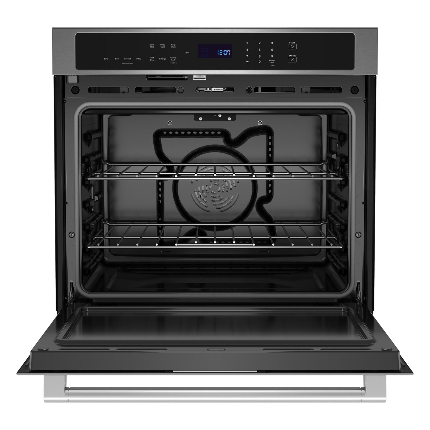 Maytag Fingerprint Resistant Stainless Steel Wall Oven with Air Fry (5.00 Cu Ft) - MOES6030LZ