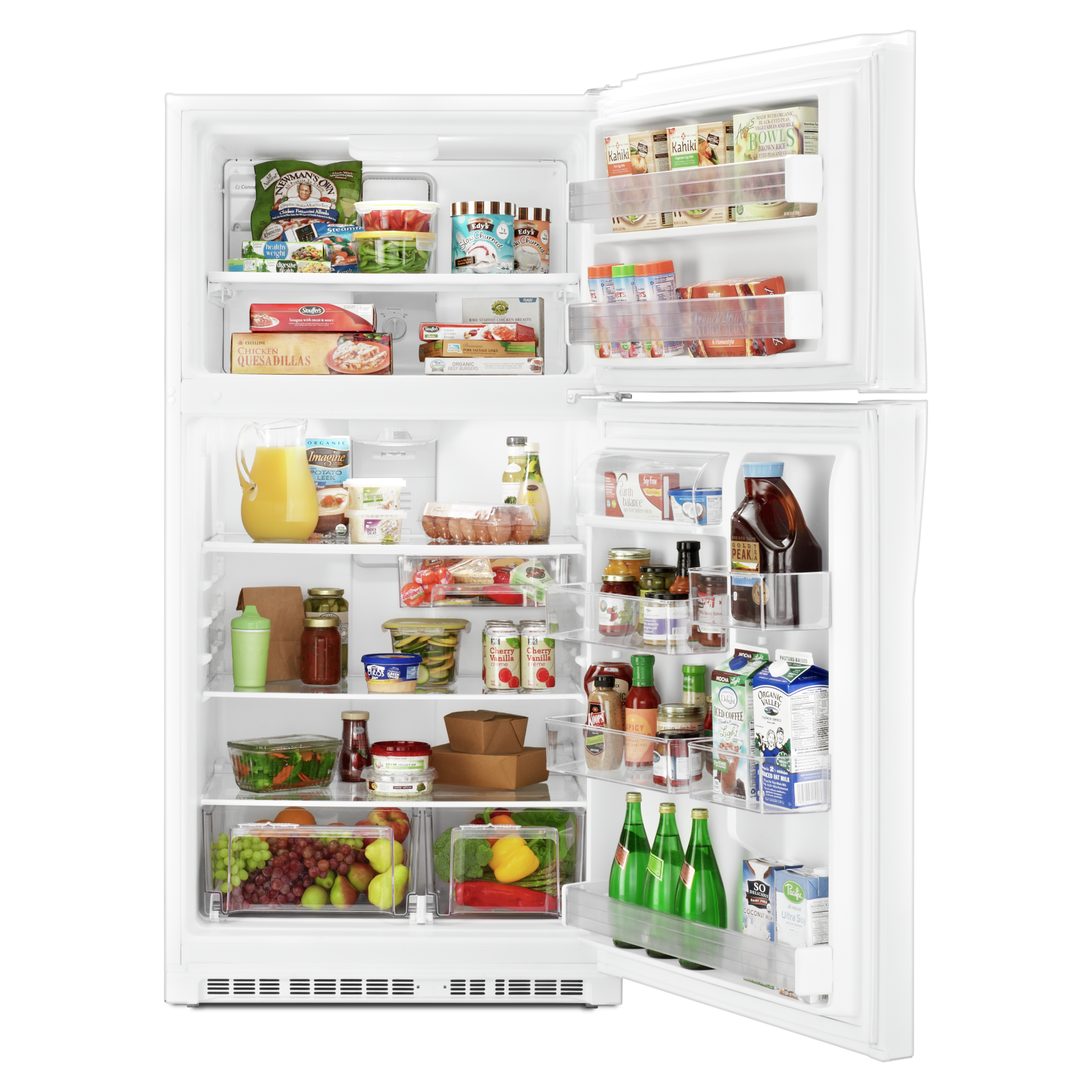 Whirlpool White Top-Freezer Refrigerator (21.3 Cu. Ft.) - WRT541SZDW