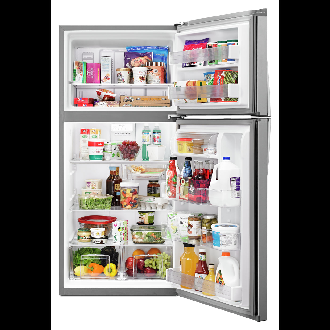 Whirlpool Stainless Steel Top-Freezer Refrigerator (19.2 Cu. Ft.) - WRT549SZDM