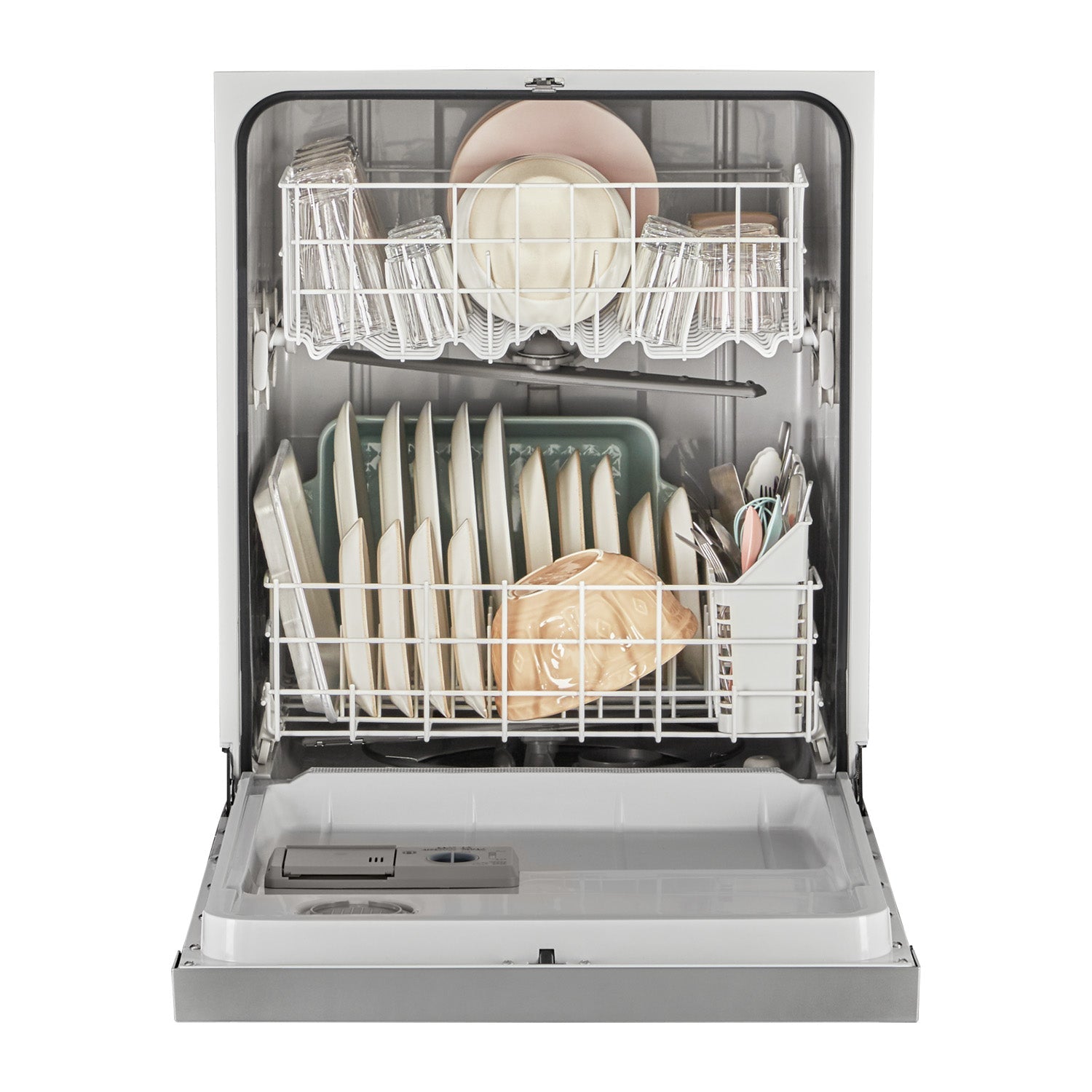 Whirlpool 24" Stainless Steel Dishwasher with Boost Cycle(57 dBA) - WDF341PAPM