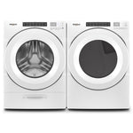 Whirlpool White Front-Load Washer (5.0 cu. ft.) & Electric Dryer 7.4 cu. ft.) - WFW560CHW/YWED560LHW