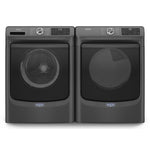 Maytag Volcano Black Front-Load Washer (5.5 cu.ft.) & Electric Dryer (7.3 cu. ft.) - MHW6630MBK/YMED6630MBK
