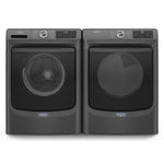 Maytag Volcano Black Front-Load Washer (5.2 cu. ft.) & Electric Dryer (7.3 cu. ft.) - MHW5630MBK/YMED5630MBK