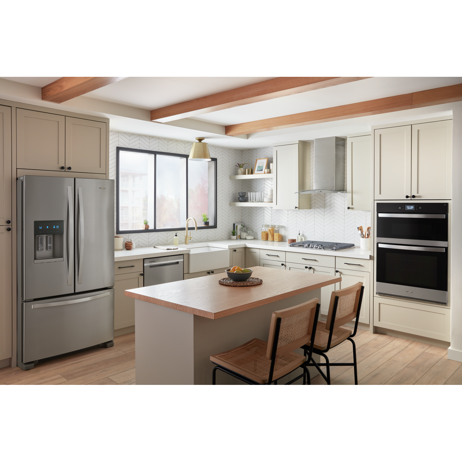 Whirlpool Fingerprint Resistant Stainless Steel Combi Wall Oven (6.4 Cu Ft) - WOEC7030PZ