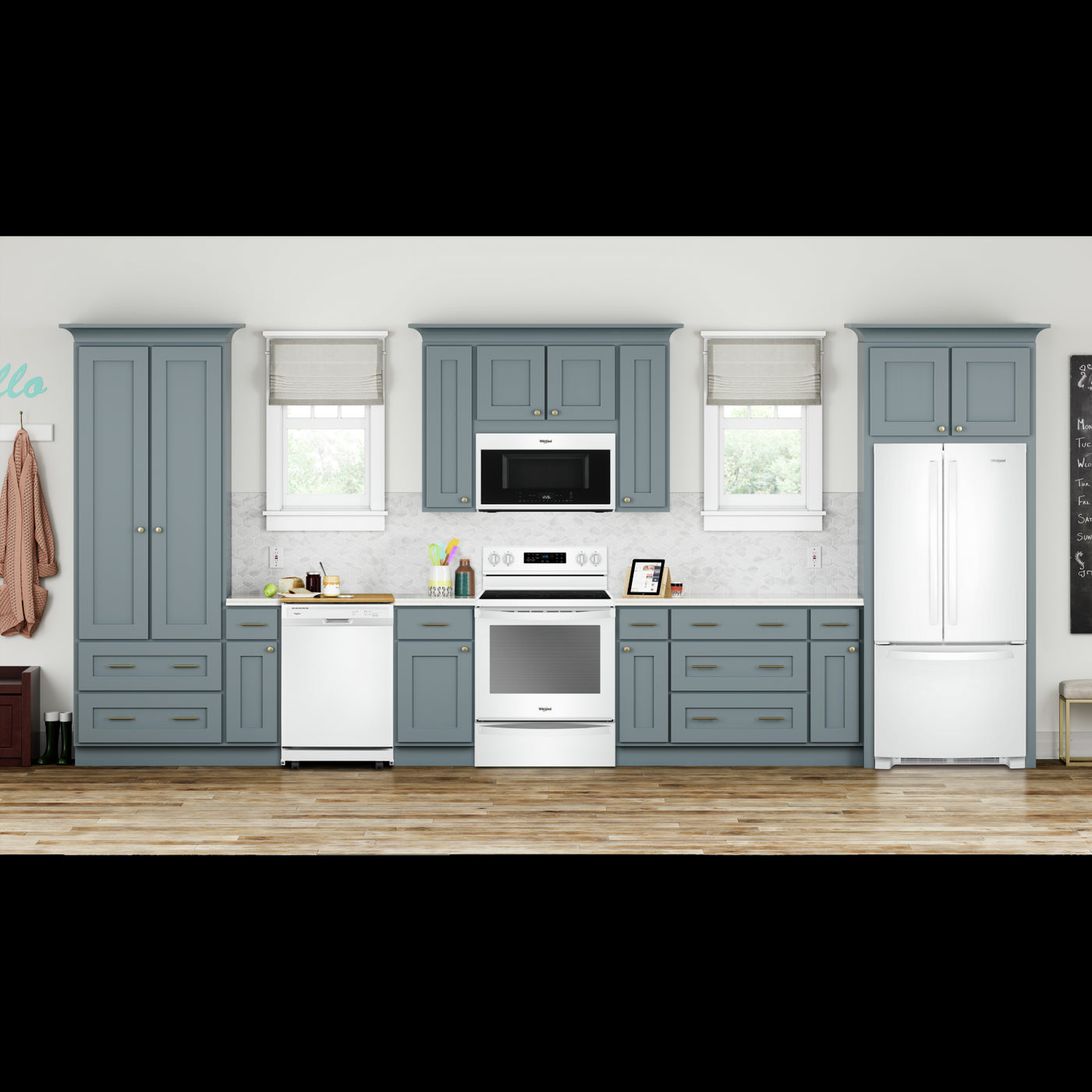 Whirlpool White Heavy-Duty Portable Dishwasher - WDP370PAHW