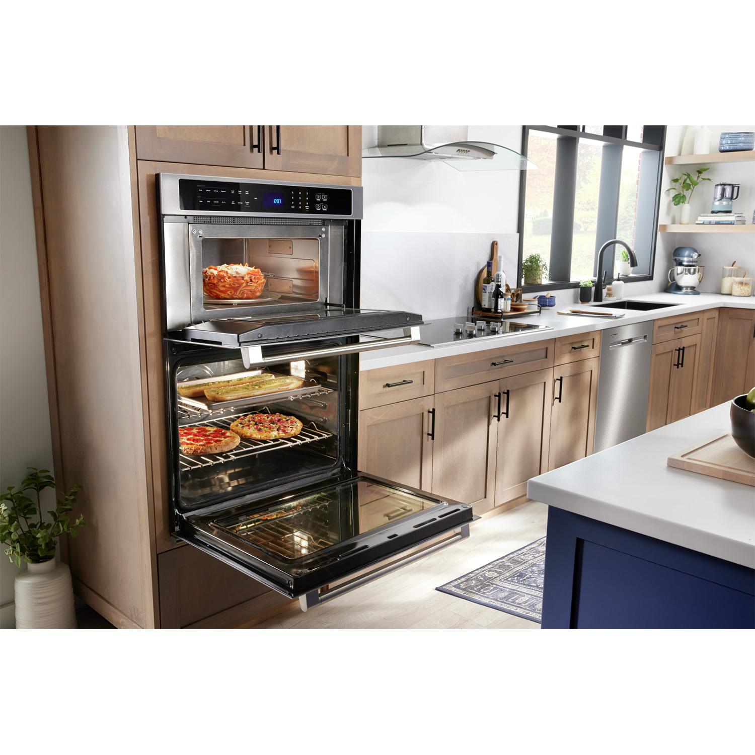 Maytag Fingerprint Resistant Stainless Steel Combi Wall Oven (6.40 Cu Ft) - MOEC6030LZ