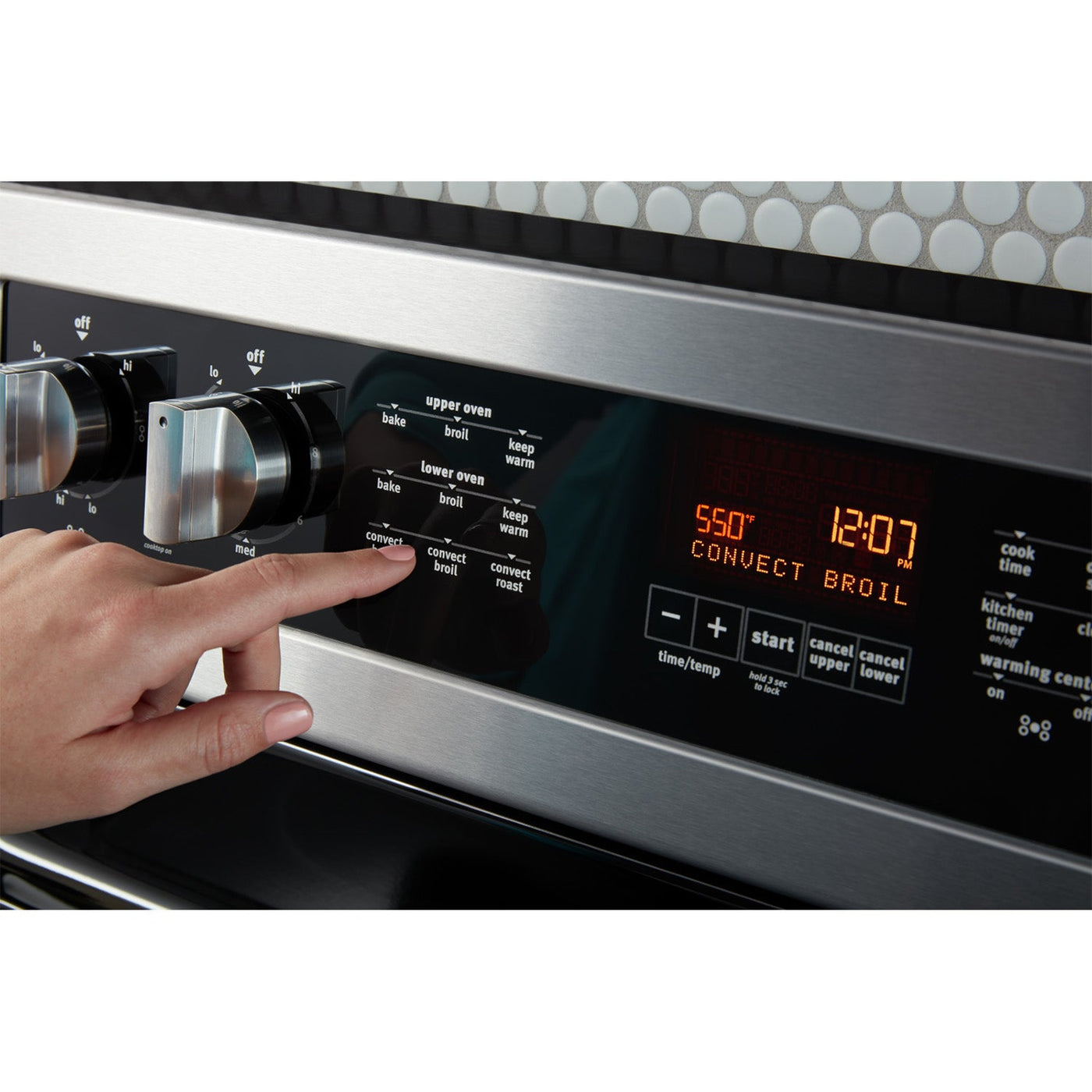Maytag Stainless Steel Freestanding Electric Double Oven Range (6.7 Cu. Ft.) - YMET8800FZ