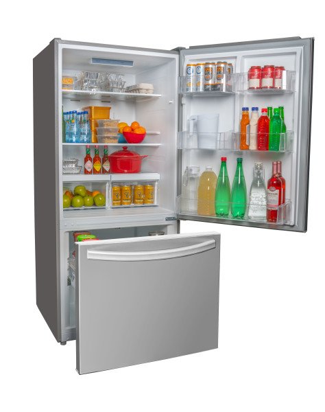 Danby Stainless Steel Apartment Fridge Bottom Mount (18.7 Cu. Ft.) - DBM187E1SSDB