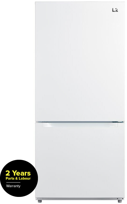 L2 White Bottom-Freezer Refrigerator (18.7 cu. ft.) - LRB19B5AWWC--