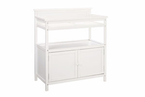 Emery Changer with Door and Pad - White