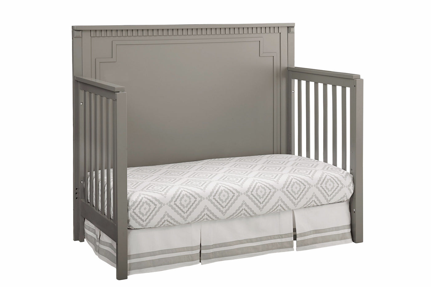 Emery Convertible Panel Crib - Grey